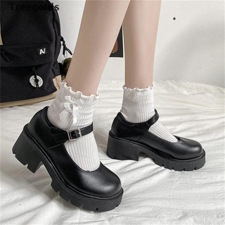 [treegolds] 2021 otoño modelos mary jane zapatos pequeños zapatos de cuero de las mujeres de las mujeres japonesas tacones altos retro zapatos de plataforma de las mujeres zapatos oxford [caliente]