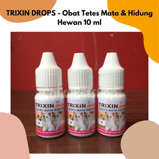 Trixin DROPS 10 ml perro gato ojo y nariz gotas