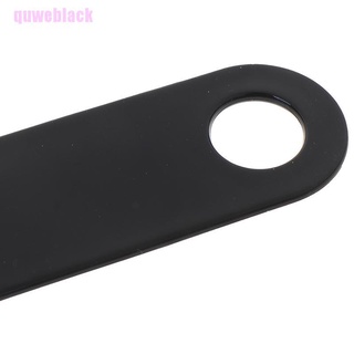 quweblack - zapatero portátil duradero, plástico profesional, color negro, 18,5 cm (9)