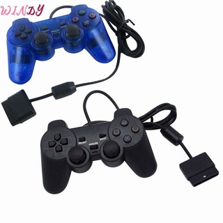 Blue Twin Shock Game Controller Joypad Pad Para Sony PS2 Playstation 2 Windy