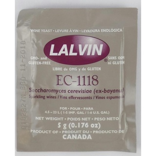 Lalvin EC-1118 levadura de vino 5g