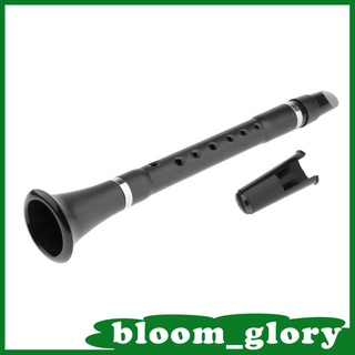 [bloom] metal b clarinete plano en negro trabajo a mano baquelita con bolsa de almacenamiento musical (2)