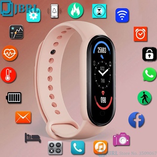 nuevo reloj inteligente m6 mujeres hombres smartwatch electrónica reloj inteligente para android ios fitness tracker deporte smart-watch horas (1)