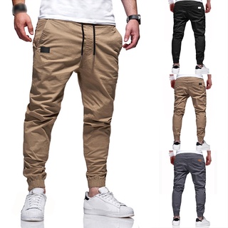 Nuevos pantalones de moda para hombre/pantalones atados con pants casuales y pants para hombre