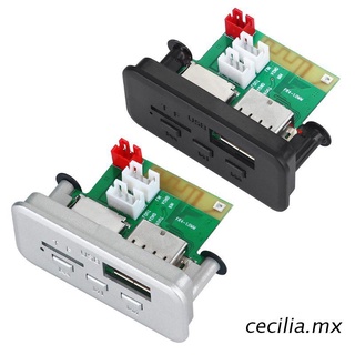 cecilia Bluetooth-compatible 5.0 Car Radio MP3 Player 5V 12V MP3 WMA Decoder Board Audio Module Radio FM TF USB 3.5mm AUX For