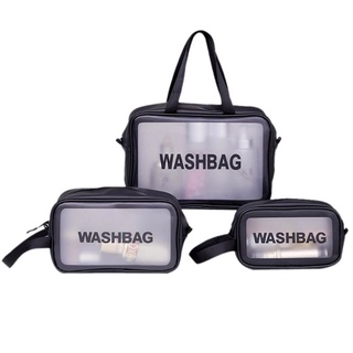Re Transparent Travel Cosmetic Bag Makeup Case Pouch Toiletry Zip Wash Toiletry Organizer