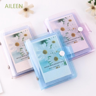 AILEEN High quality Photo Album 3 inches Instax Album Mini Photo Album Photography LOMO Cards Cute Card Stock Binders Albums Transparent Glitter Card Holder/Multicolor