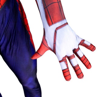 traje de pareja para niños Adult Spider-manjump Insomniac Spiderman Cosplay disfraz 3D impresión Spidey Zentai Suit (9)