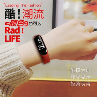 [Official authentic] Watch boys and girls student LED luminous waterproof electronic watch fashion trend sports bracelet