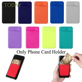 TODAY Elastico Cellphone Pocket Universal El titular de la tarjeta de credito id Diferente del titular de la tarjeta Etiqueta adhesiva Lycra Moda Hot Caso de la cartera de/Multicolor