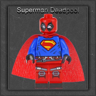 Compatible Con legoing minifigures dc batman superwoman batgirl robin scarlet witch superman Bloques De Construcción Juguetes De Niños (7)
