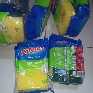 Esponja de politex 2 lados amarillo y verde esponja espuma lavado de platos