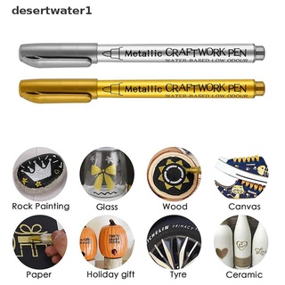 Dwmx Metallic Marker Paint Pen Non-toxic Permanent Marker Pen DIY Art Marker Glory