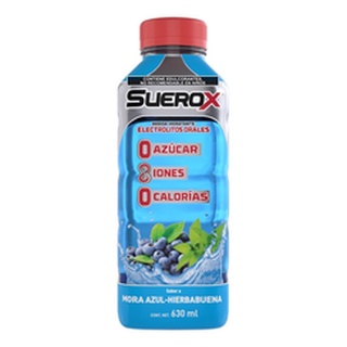 Suerox Bebida Hidratante Mora Azul 630 Ml. Electrolitos