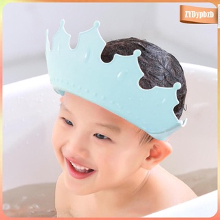 Resizable Baby Shower Hat Baby Shampoo Hat Wash Hair Shield Hat for 0-4 Years Old Toddler Baby