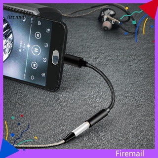 [FM] adaptador auxiliar portátil tipo C macho a 3,5 mm hembra auriculares Cable adaptador de Audio de alta fiabilidad para teléfono móvil