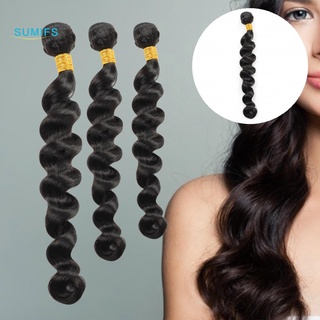 sumifs natural wave hair bundle brasileño tejido de pelo humano paquetes no nudos para mujer