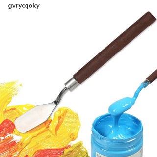 gvrycqoky 5pcs cuchillo de pintura mango de madera espátula paleta cuchillo para pintura al óleo cuchillo mx