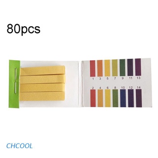 chcool 80 tiras de prueba de ph multiusos universal de gama completa papel litmus 1-14 ácido