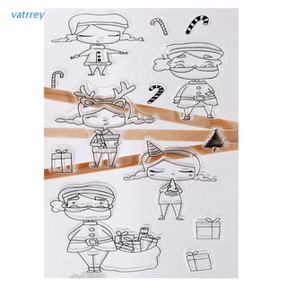 VA Merry Christmas - sello de silicona para álbum de recortes, diseño de fotos