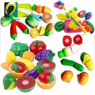 Cocina de alimentos juego de juguete de corte de frutas verduras cortador herramienta para niños