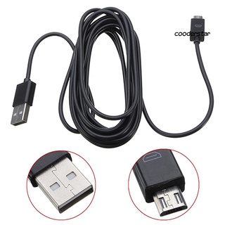 Yx-Bg - Cable de alimentación Micro USB de 118 pulgadas para PS4 Xbox One (2)
