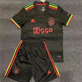 Nueva camiseta de fútbol de Ajax uniforme de segundo cliente negro2122Nueva temporada bola uniforme estilo tailandés principal principal y lejos hombres
