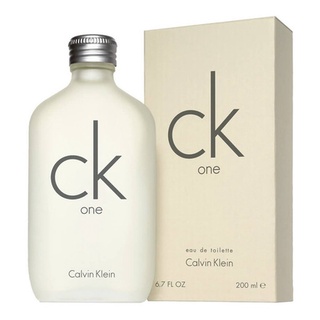 Ck One Unisex Calvin Klein 200 Ml Edt Spray - Original