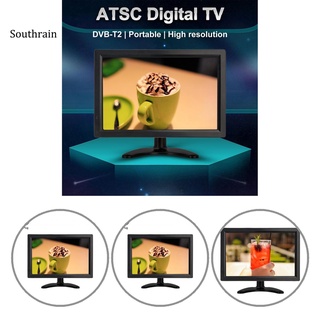 Atsc Tv Digital Portátil de 14.1 pulgadas Dvb-T2 Analógico Para coche pequeño/Digital/Hd-Compatible Para cocina