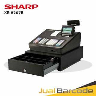 Sharp XE-A207B caja registradora - SHARP 207 negro caja registradora máquina