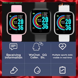 y68s d20 smart watch fitness tracker monitor de presión arterial impermeable smartwatch pk t500 x8 m6
