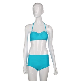*SLT Women Bikini Swimsuit Neoprene Triangle Swimwear Backless Swimming Suit