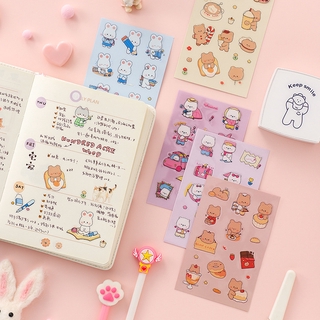 Suuuny 1 Pcs Travel Diary Sticker Pack Stickers Diary Decoration Supplies