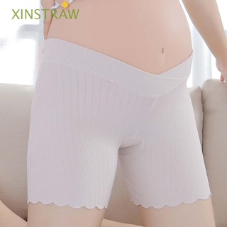 XINSTRAW Casual pantalones cortos de maternidad de algodón embarazo pantalones cortos de seguridad de las mujeres calzoncillos de verano cómodo transpirable embarazada bragas/Multicolor
