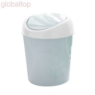 papelera mini tapa tapa basura papelera de escritorio mesita de noche de plástico cesta de residuos para el hogar sala de estar