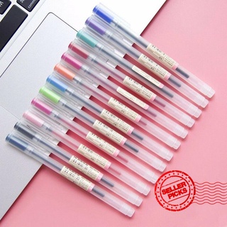 12 bolígrafos de gel de gel de colores creativos lindos estudiantes acuarela papelería t9e1
