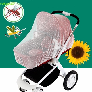 NESSIA Cart Mosquito Net Mosquito Net Infant Buggy Crib Netting Baby Protection Net Cute Mesh Outdoor Summer Delicate Pushchair Stroller Net/Multicolor