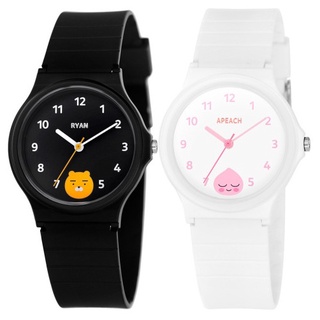 [kakao friends] reloj de pulsera clásico de uretano (elige 1 de 2)/ryan, apeach/reloj de moda/reloj casual/regalo del día de los niños.