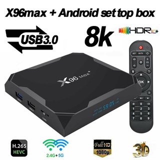 X96 MAX+ Android 9.0 5GHz WIFI Set Top TV Box 4GB+32GB Amlogic S905X3 Quad Core ☆goodhomemarket