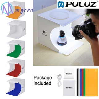 Myron Mini luz De Foto Portátil plegable De 6 colores con caja Led Para habitación/estudio