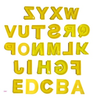 nav gran alfabeto adornos de resina epoxi molde a-z letras decoraciones del hogar molde de silicona diy artesanía joyería herramientas de fundición