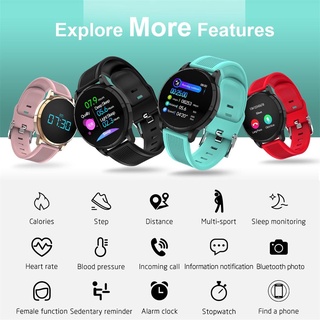 sweatmoly mk07 smart watch sport fitness monitor de sueño impermeable deporte reloj banda