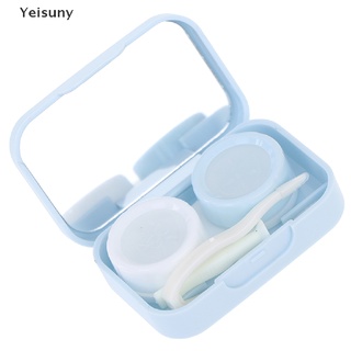 [Yei] Portable Contact Lens Case w/ Mirror Beauty Pupil Lenses Box Len Case Travel Kit MXy