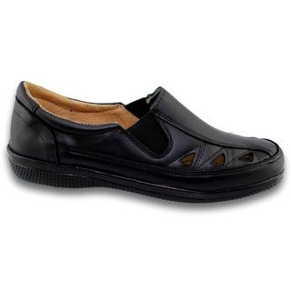 Zapatos De Confor Estilo 0800Am5 Piel Color Negro