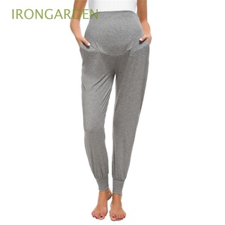 IRONGARDEN primavera Harlan pantalón vientre tobillo Yoga pantalones de maternidad pantalones de las mujeres flaco pantalón embarazo pantalones sueltos Casual pantalones/Multicolor