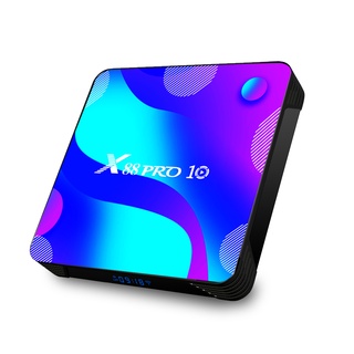 X88 PRO 10 Android 11.0 Smart TV Box UHD 4K Media Player RK3318 4GB/64GB 2.4G/5G Dual Banda WiFi BT4.0 100M LAN Pantalla Digital VP9 H . 265 Decodificación (4)