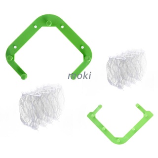 mok. coladores fregadero cesta triángulo tri-holder esquina fregadero filtro red ecológica bolsa de malla para cocina residuos de alimentos basura basura