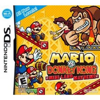 Nintendo game DS NDS lite fat XL Mario vs. donkeykong