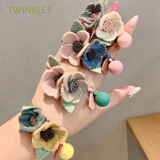 Twinkle1 lindas bandas para el pelo Simple diadema Scrunchie nuevos accesorios para el cabello elástico moda lana niñas banda de goma/Multicolor