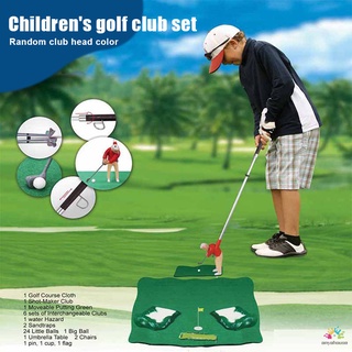 Juego De Golf Interior Mini Golf para hombre/juego De Golf Interior Mini juego De Golf con un poco individual adherible al club Golf